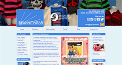 Desktop Screenshot of bexknitwear.com